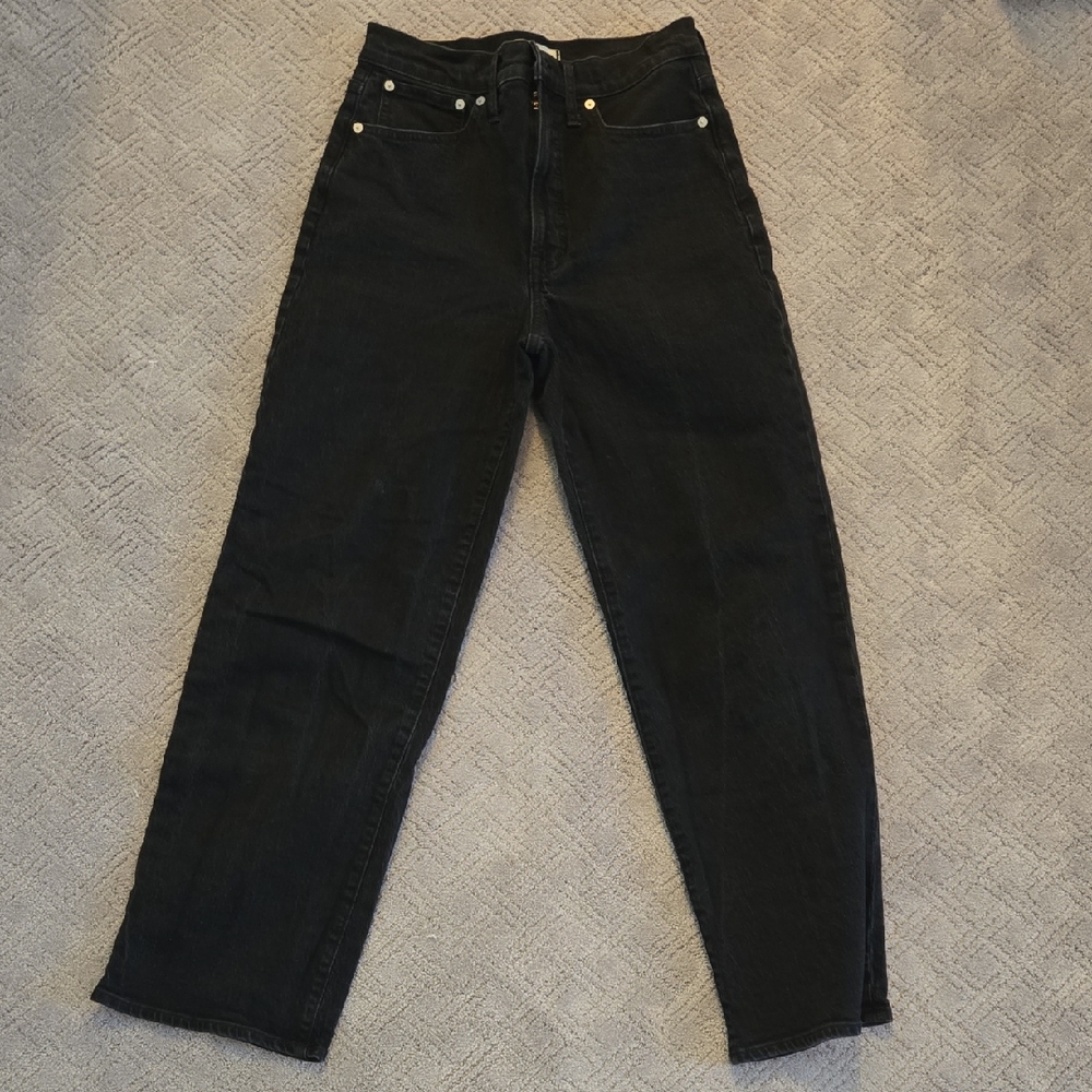 Madewell Black Straight Leg Women's Jeans